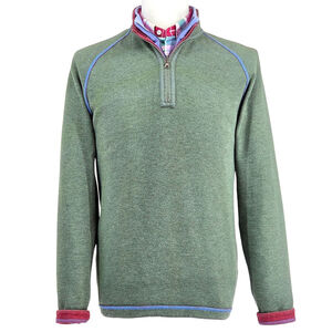 Quiet Luxury Johnnie-O Reversible 1/4 Zip Pullover Mens XL Golf Sweater